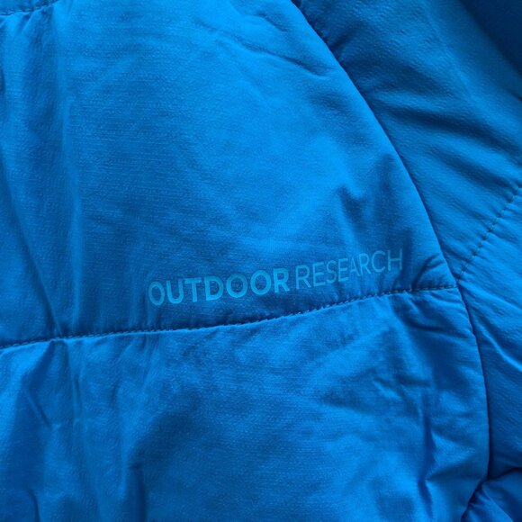 Outdoor Research Women’s Uberlayer Hooded Jacket – Polartec Alpha – Gray/Blue – - Picture 13 of 16